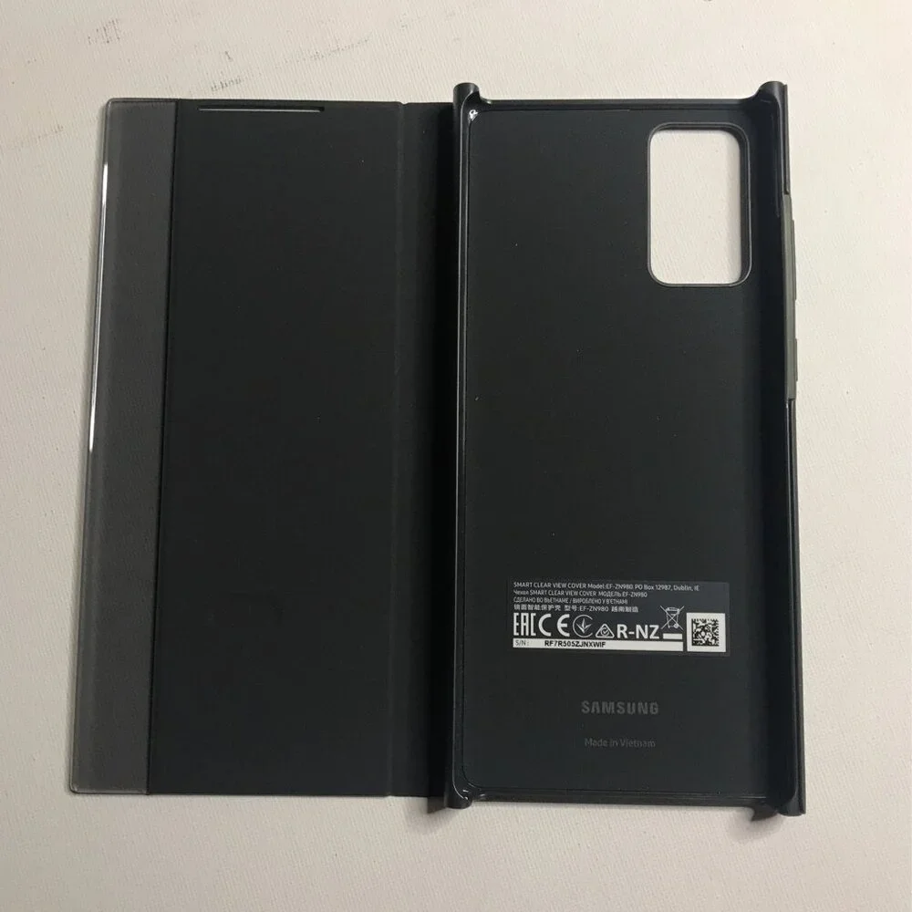 GENUINE Samsung S-View Flip Cover for Galaxy Note20 5G Black - Picture 4 of 8